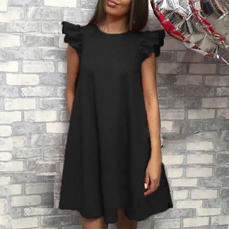 Женское платье с коротким рукавом GI264 повседневное Пляжное летнее|beach party dress|fashion