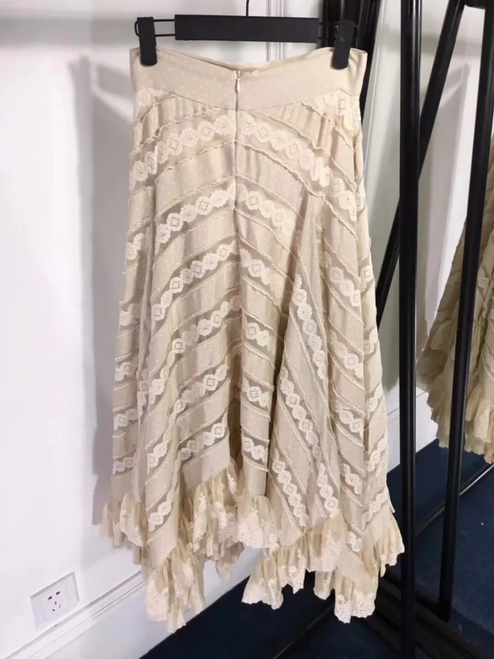 Faldas mujer moda 2018 модная кружевная Женская юбка с высокой талией saia longa boho rave пикантная