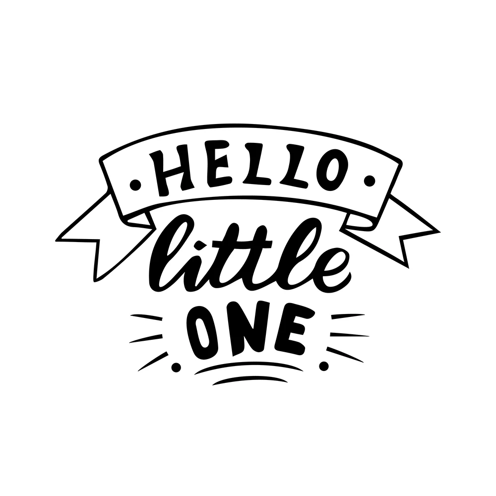 Tangredy Hello Little One автомобильные наклейки и для авто автомобильный Стайлинг