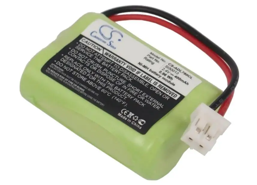 

Cameron Sino 400mah battery for AUDIOLINE DECT 7500 Micro 7501 7800 Micro SWITEL MD9300 MD9500 MD9600 MD9700 SL30013