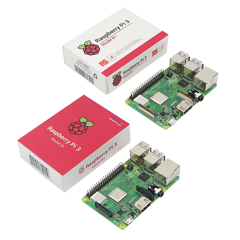 Оригинальный Raspberry Pi 3 model b плюс 1 4 ГГц quad core 64 разрядный процессор 2 4G & 5G Wi Fi Bluetooth