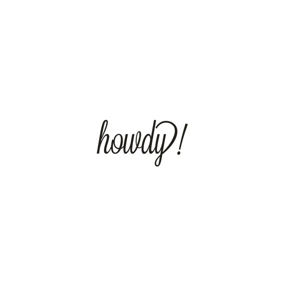 Алфавит Howdy декорированные буквы украшение дома наклейка на стену окно спальни