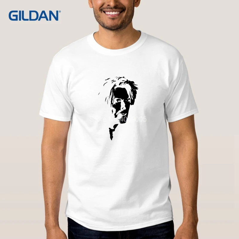 Человек в Футболка Дэвид Боуи рубашку интернет магазине 2018 полосатый короткий