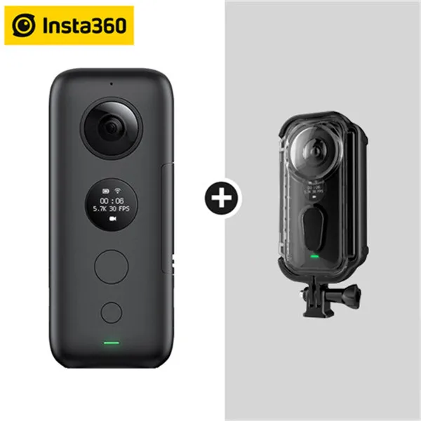 Kit E ventrue case Insta360 ONE X Экшн-камера VR 360 панорамная камера для iPhone и Android 5,7 K видео 18MP фото невидимая селфи палка штатив - Цветной: Kit E ventrue case