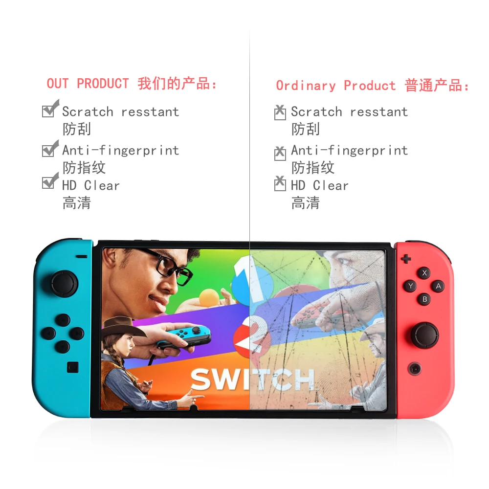 Защитная пленка из закаленного стекла для Nintendo Switch чехол ультра высокая четкость