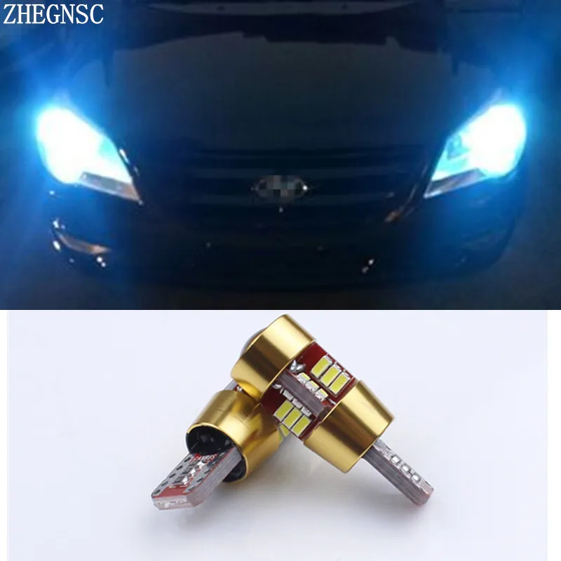 2шт T10 W5W Canbus без ошибок светодиодный автомобильный габаритный фонарь для Hyundai Solaris
