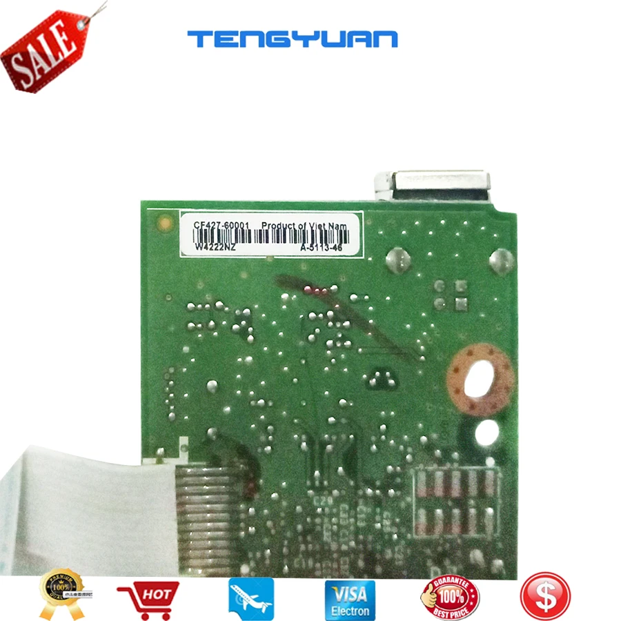 95% лазерный струйный CF427-60001 для hp P1102W P1102W один плоский кабель форматор платы принтер части в продаже