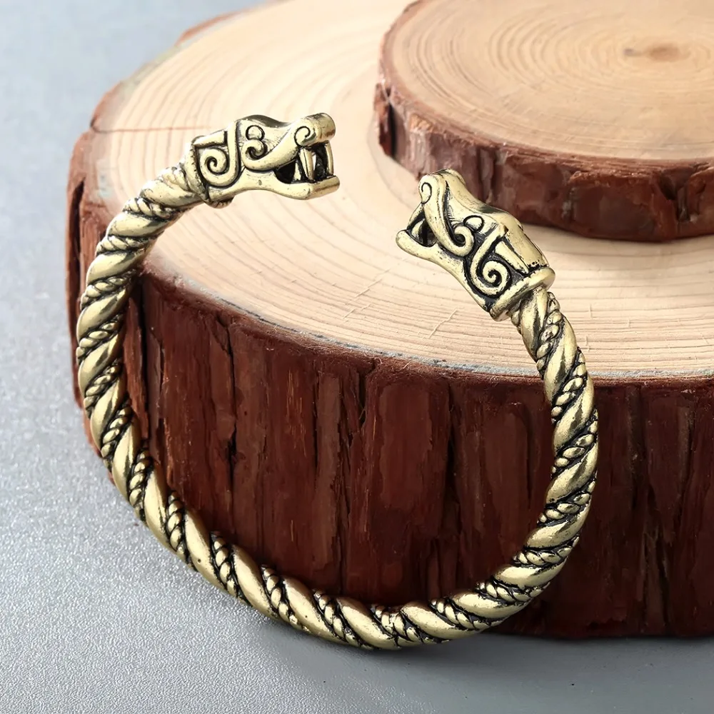 Kinitial викинговые браслеты с волками для женщин мужские Модные аксессуары часы