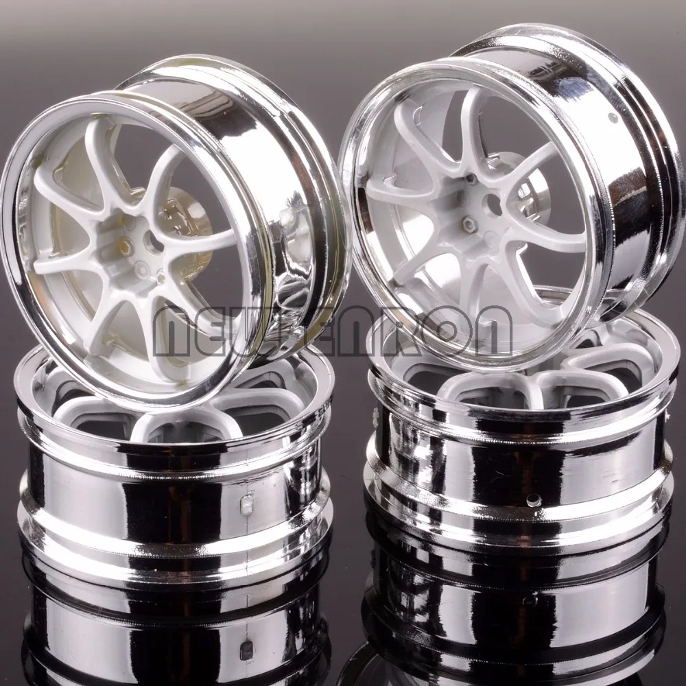 Новый ENRON 4 P RC 1:10 On-Road Drift Белый пластиковый обод колеса 2037 для HPI Redcat Игрушечная