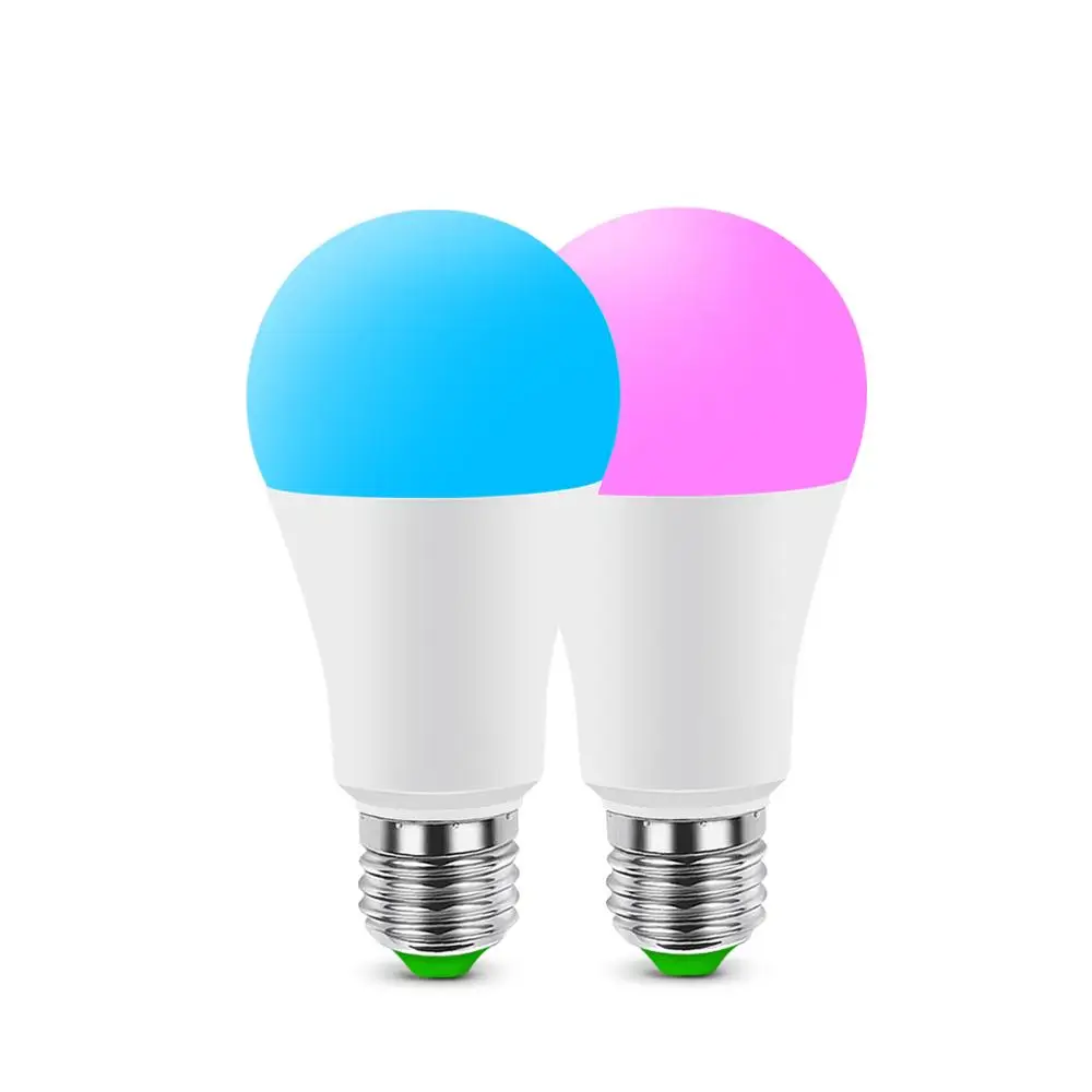 Смарт-E27 светодиодный светильник RGB RGBW rgbww Волшебная осветительная лампа 5 W 10 W 15 W 110 V-220 V Светодиодный прожектор+ ИК-пульта ДУ или Bluetooth 4,0 приложение Управление