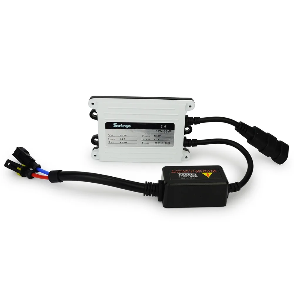 10 шт. черный и белый AC 12 в балласт 55 Вт тонкий HID ксеноновый Балласт H1 H3 H4 H7 H8 H9 H10 H11