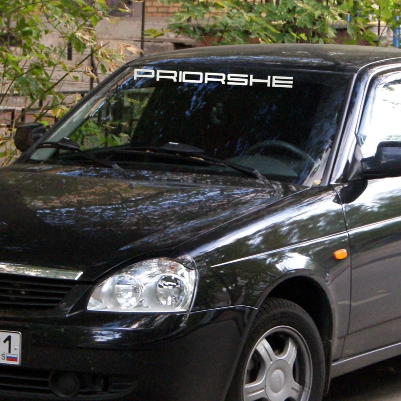 Tri Mishki HZX302# 5.7*80см виниловые светоотражающие прикольные наклейки на авто приорше priorshe ваз лада приора vaz lada priora наклейка для авто