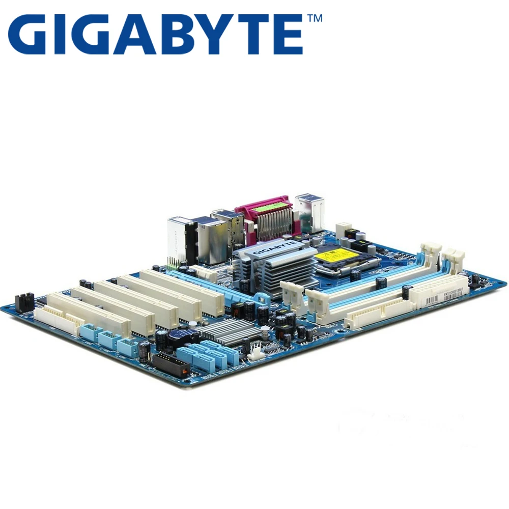 Материнская плата GIGABYTE материнская для настольного ПК P43 Socket LGA 775 Core 2 Pentium D DDR2 16G ATX