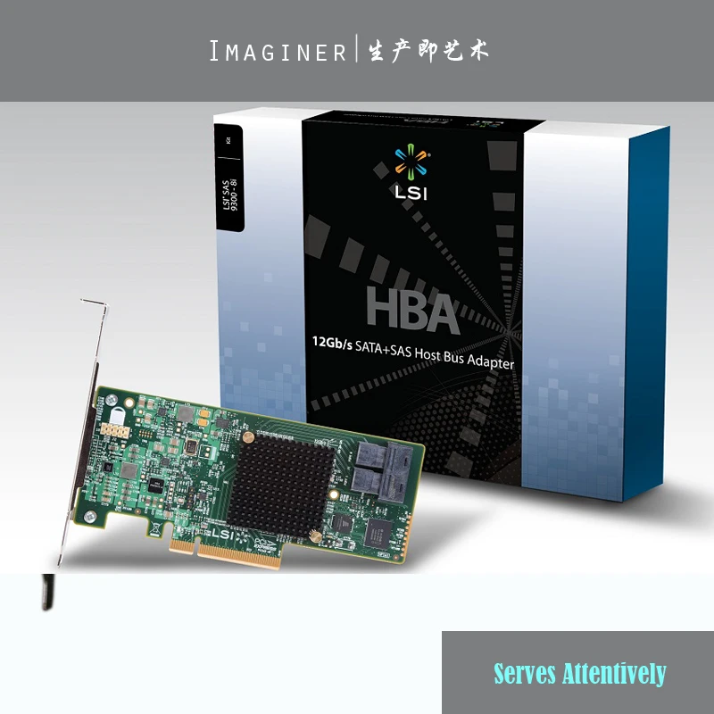 Внутренний адаптер шины LSI00344 9300 8i 12 ГБ/сек. 8 Port PCI Express 3 0 X8 SAS/SATA новинка гарантия 1