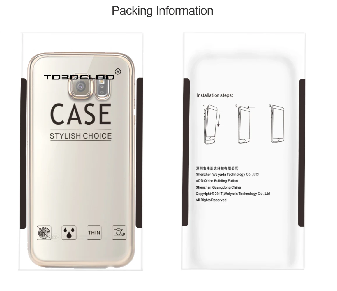 TOBOCLOO For Samsung Galaxy S6 S7 edge S8 S9 Plus A5 A7 2016 2017 A8 2018 J5 J7 Prime J3 Plating Effect Case Soft Gel Back Cover |