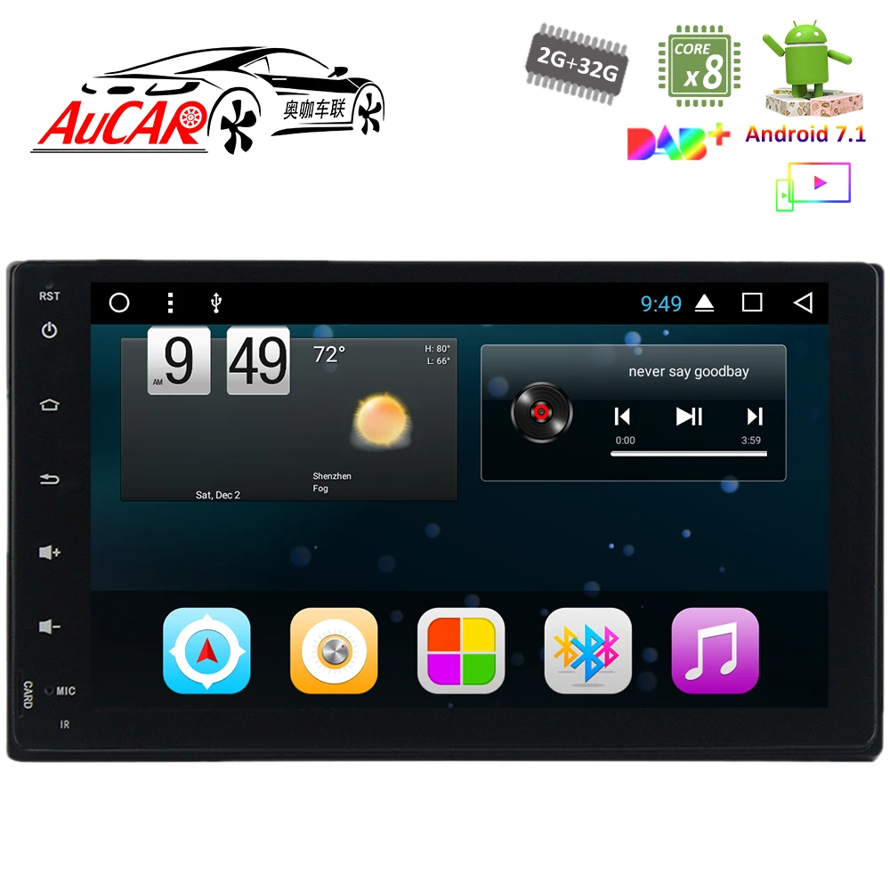 Автомобильный DVD плеер с 9 &quotсенсорным экраном Android 8 1 GPS для Toyota Fortuner 2016 2017 2018 HD