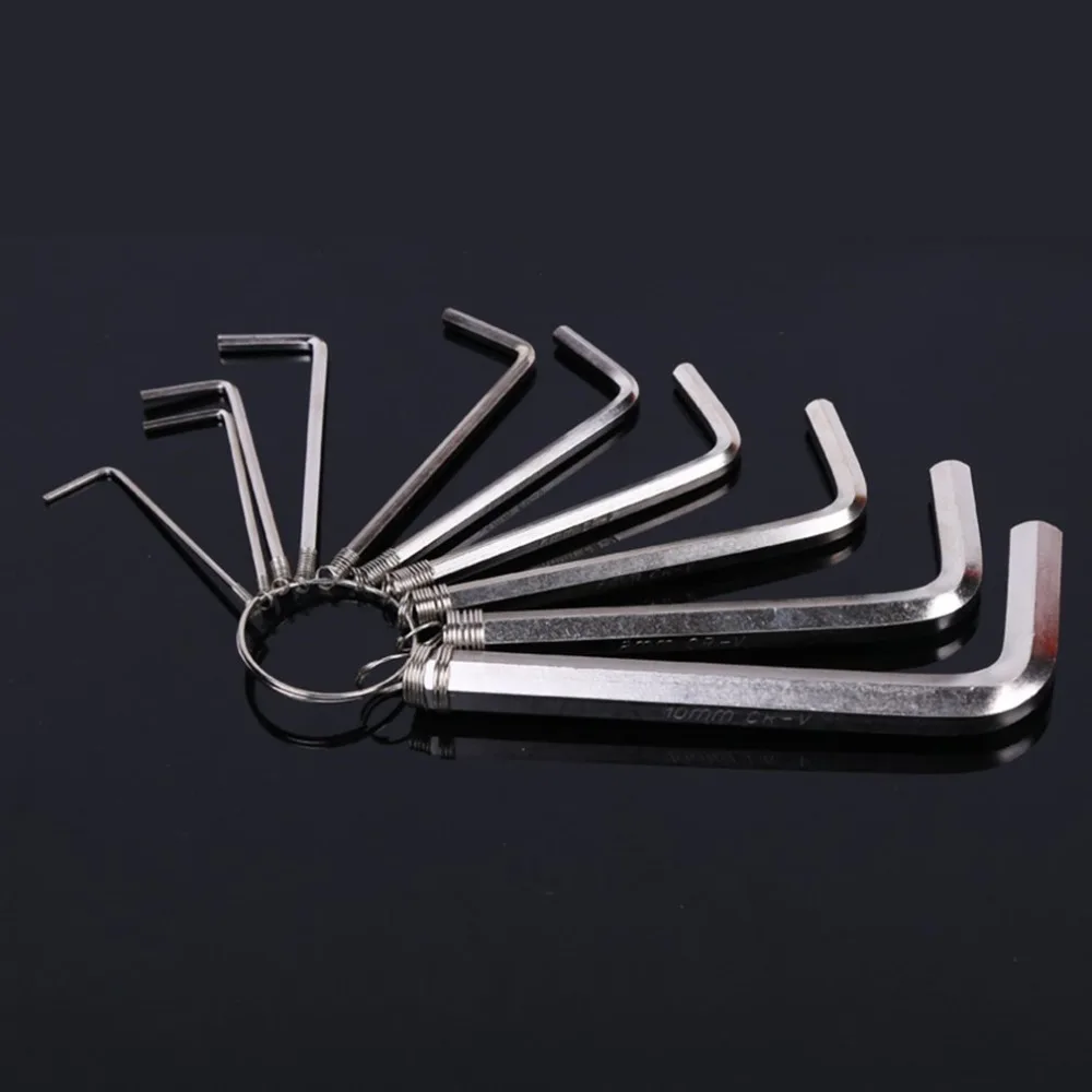 1.5-6mm/1.5-10mm Carbon Steel Inner Hexagon Wrench Handle Hex Key Spanner Set For Repair Hand Tool | Инструменты