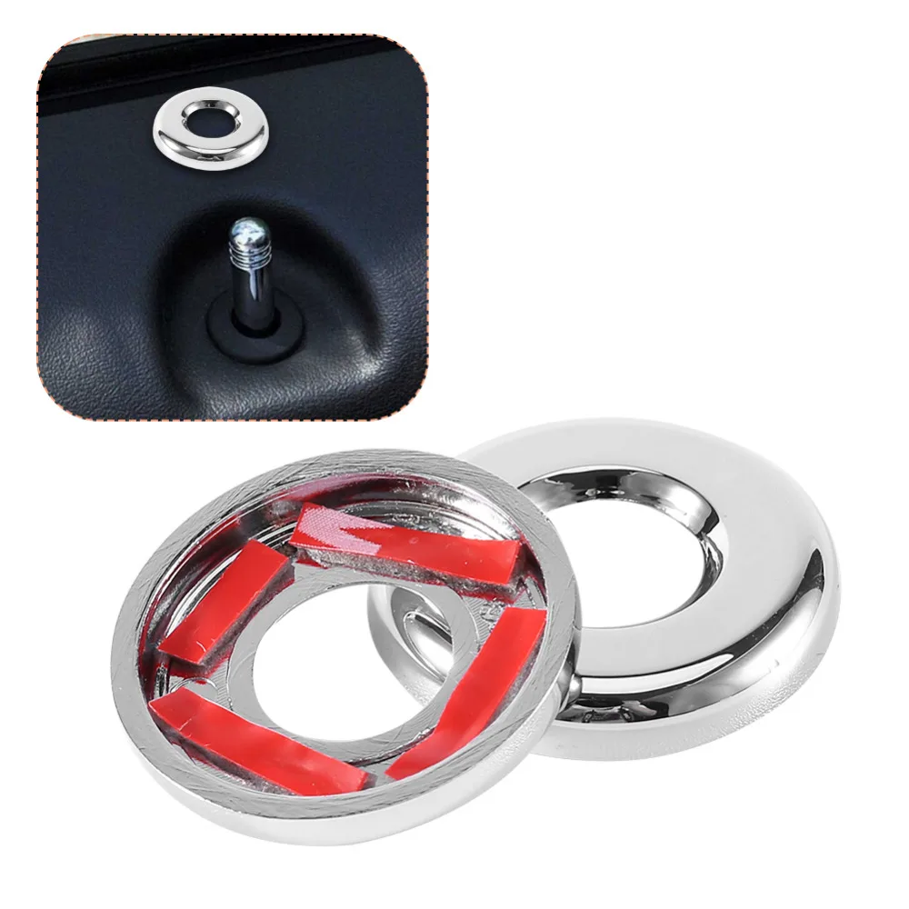 Автомобильный Стайлинг 4 шт. хромированная накладка на дверной замок для Jeep Patriot