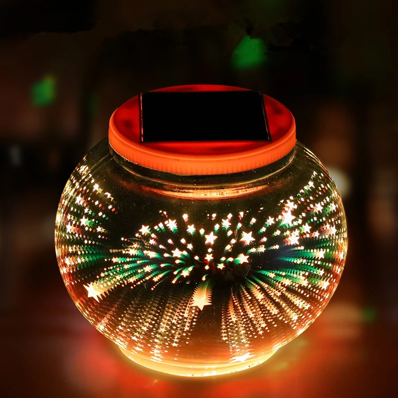 Светодиодный светильник для лужайки мозаика стекло солнечная энергия шар