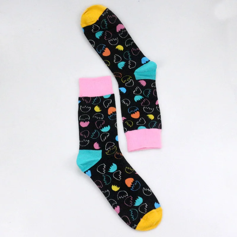 Egg socks Носки с яйцом, Кроликом, пером, листьями овцы, мужские носки для пар, забавные счастливые носки, хлопковые женские носки, женские носки - Цвет: Egg socks