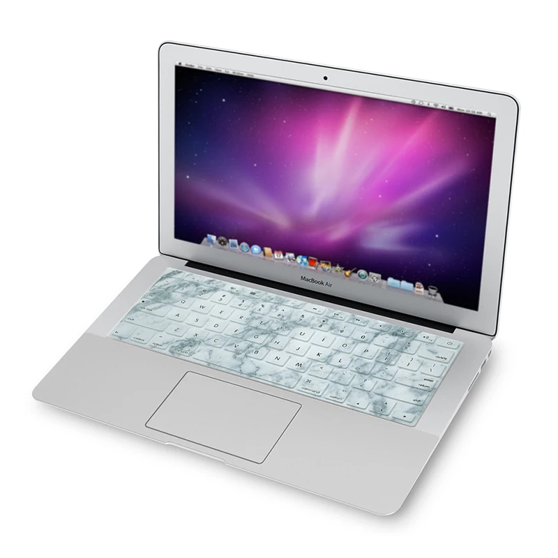 Ультратонкая мраморная Защита клавиатуры для Macbook Air 13, стикер испанской раскладки клавиатуры ноутбука с A1932 13,3 ''защитой