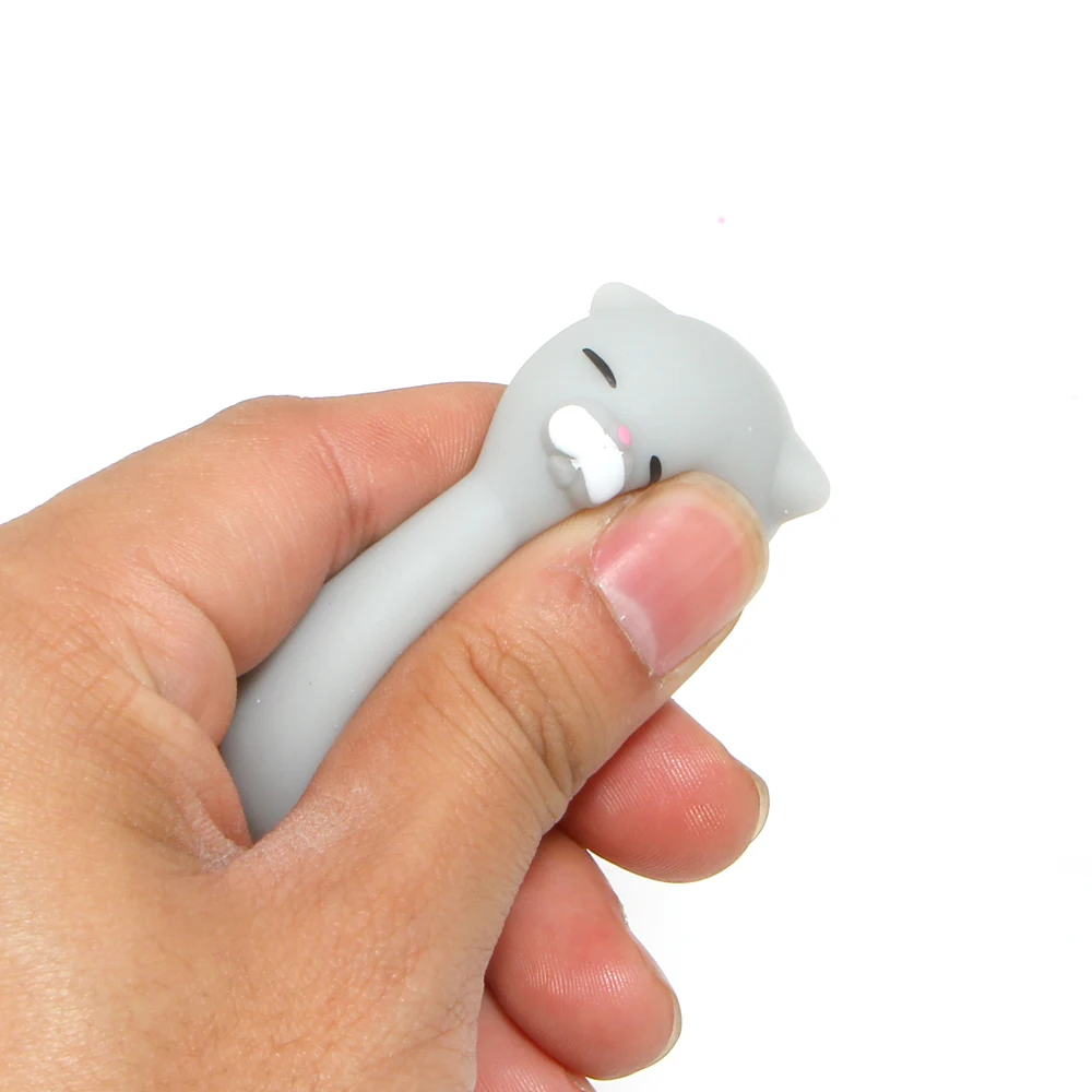 1 шт. новый оригинальный ЯПОНИЯ ленивый кот Моти игрушка пищалка Kawaii