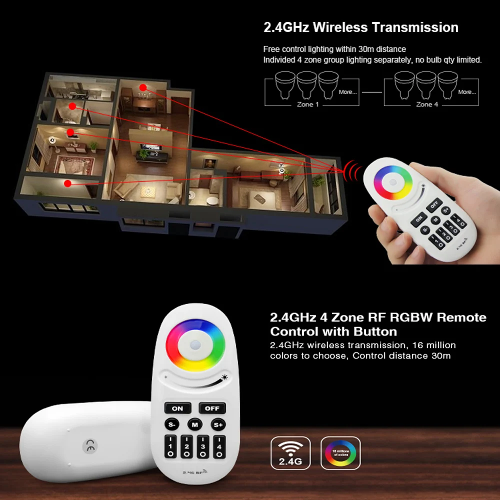 Пульт дистанционного управления Mi светильник 2 4G RF RGB RGBW CCT ler FUT089 FUT092 FUT090 FUT095