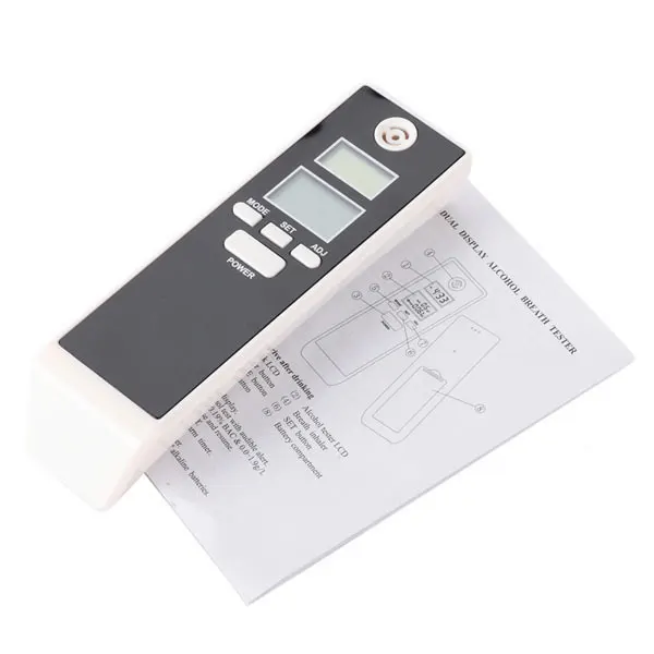 Улучшенный цифровой двойной дисплей Алкотестер для дыхания алкотестер|alcohol