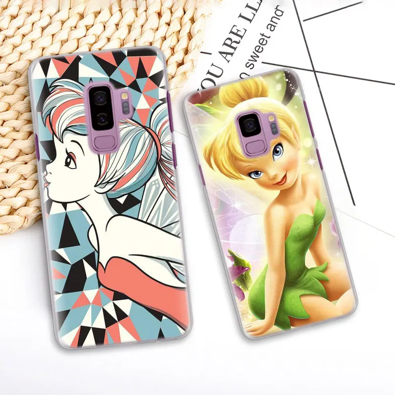 «Динь-Динь» Tinkerbell аниме телефонные чехлы для samsung Galaxy S10e S10 плюс S8 S9 плюс S6 S7 край A40 A50 A70 M20 чехол Coque