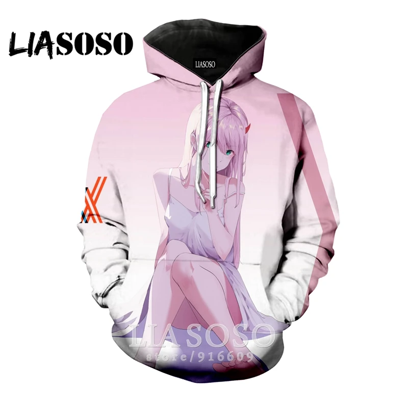 13 3D принт для женщин мужчин аниме, Мужская Harajuku Толстовка DARLING в FRANXX Zero два толстовки уличная Модная рубашка E779 - Цвет: 13