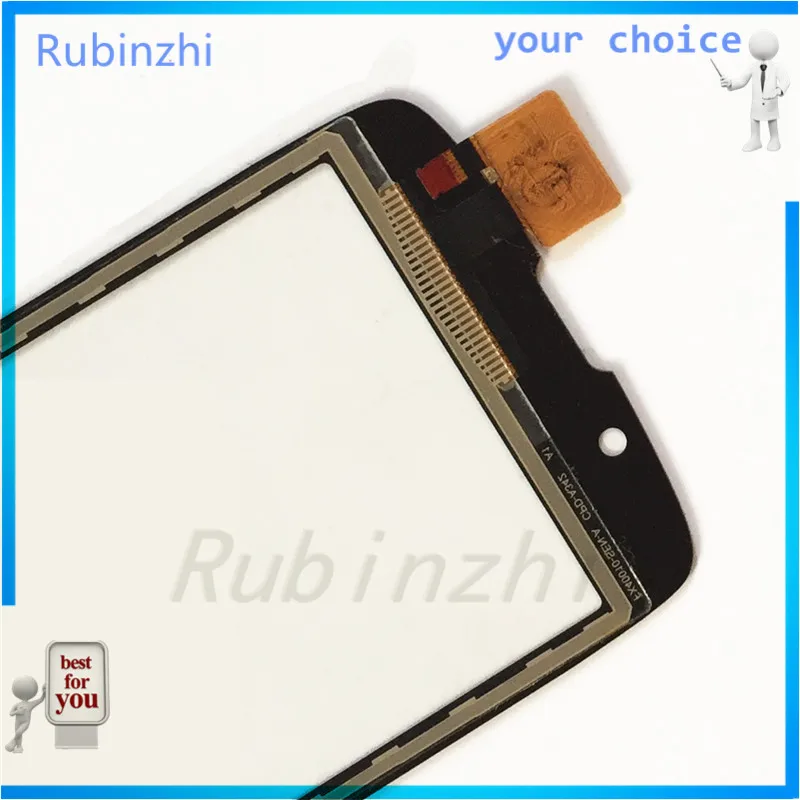 Сенсорная панель для телефона RUBINZHI Fly IQ4490 ERA Nano 4 IQ 4490 сенсорный экран дигитайзер