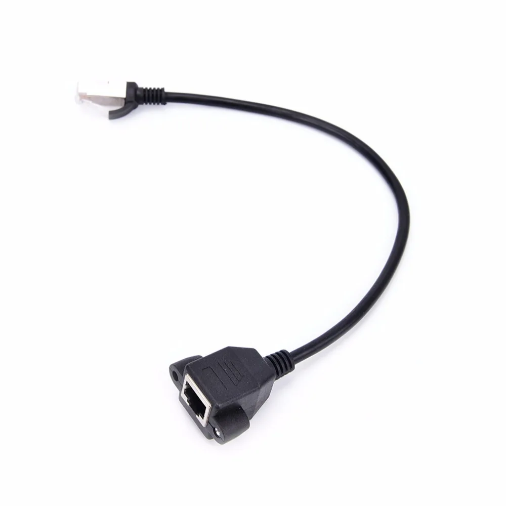 Сетевой Удлинительный кабель JETTING 1 шт. черный RJ45 штекер-гнездо | Обустройство