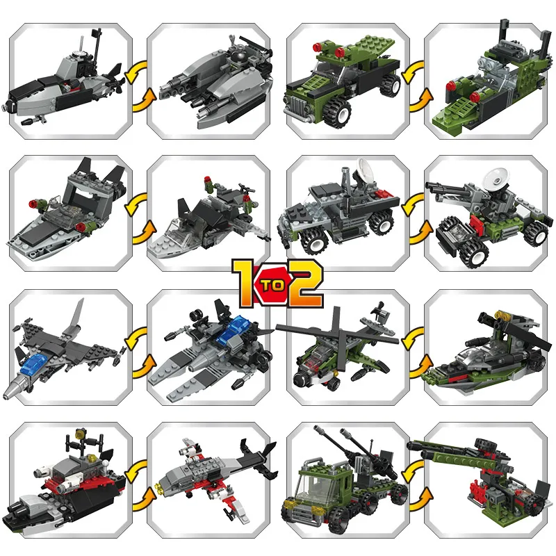 687 штук военный деформации самолетов Совместимость WW2 город полицейский