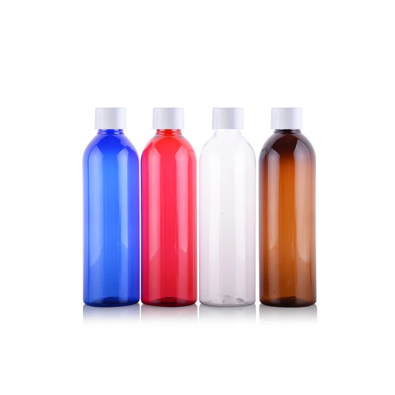 Sedorate 30 pcs/Lot 250ML Inner Plug Screw Lid PET Big Bottles Empty Plastic Refillable Bottle Shampoo Containers LW028 | Красота и