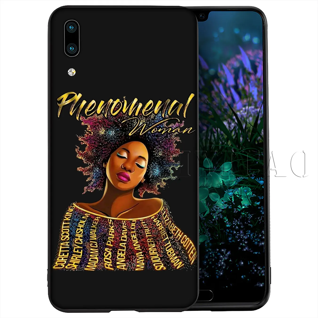 Мягкий силиконовый чехол IYICAO 2bunz Melanin Poppin Aba для huawei Y9 Y7 Y6 Prime 2019 Honor 20 8C 8X8 9 9X10 Lite 7C 7X 7A