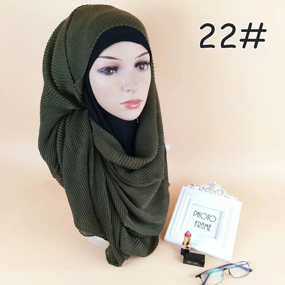 180*70 см мягкие носки из тонкого хлопка Hijab шарф Мусульманский платок исламский аксессуары Платки femme