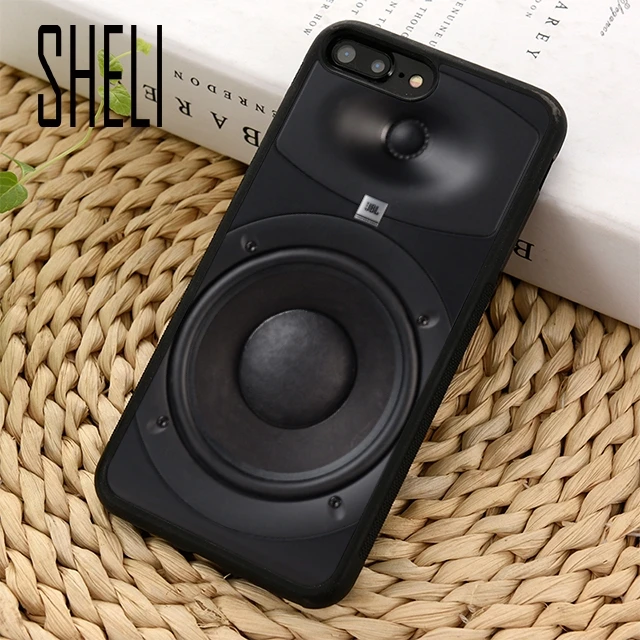 SHELI Dj Speaker MUSIC Phone Case Cover For iPhone 5 6 6s 7 8 plus 11 pro X XR XS max Samsung S6 S7 edge S8 S9 S10 |