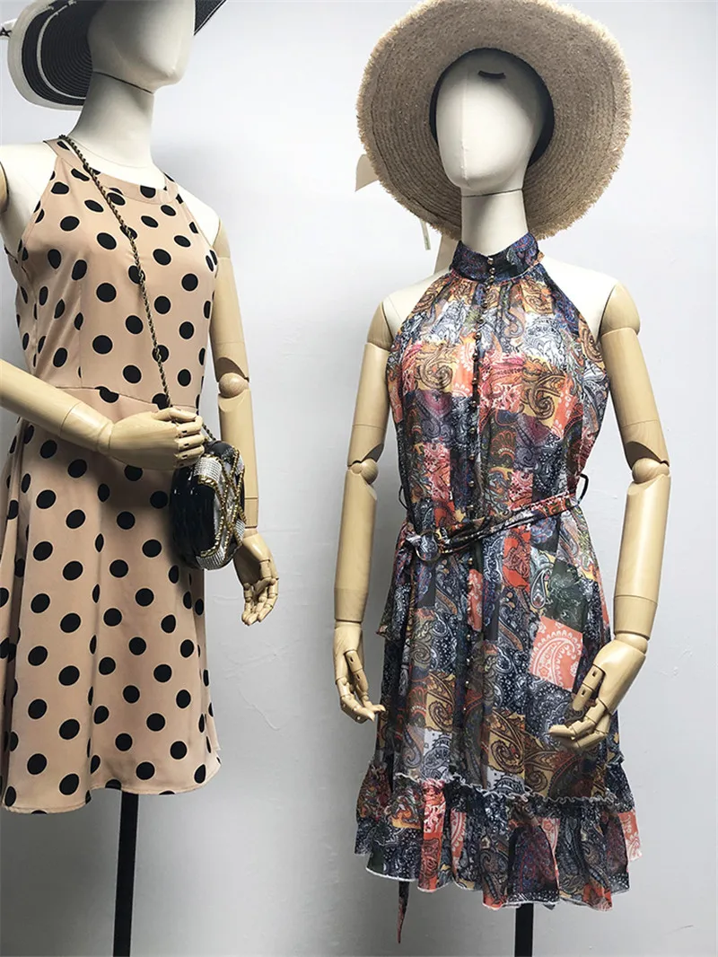 Женское винтажное мини платье с открытыми плечами v образным вырезом талией и