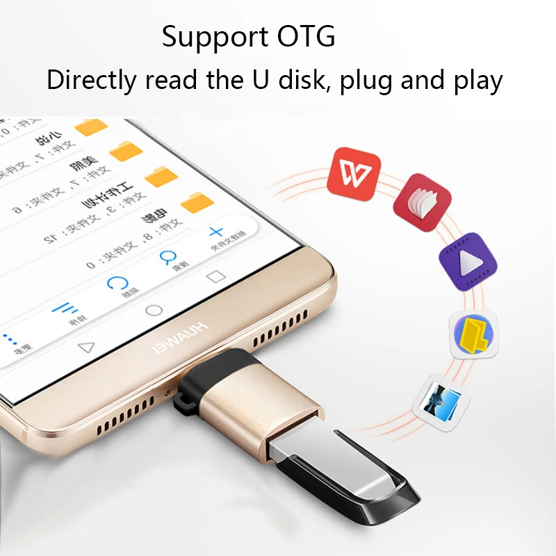 Rovtop OTG Type C Usb Adapter Micro Usb-c 3.0 Charge Data Converter for Samsung Galaxy S8 S9 Note 8 A5 One Plus | Мобильные телефоны