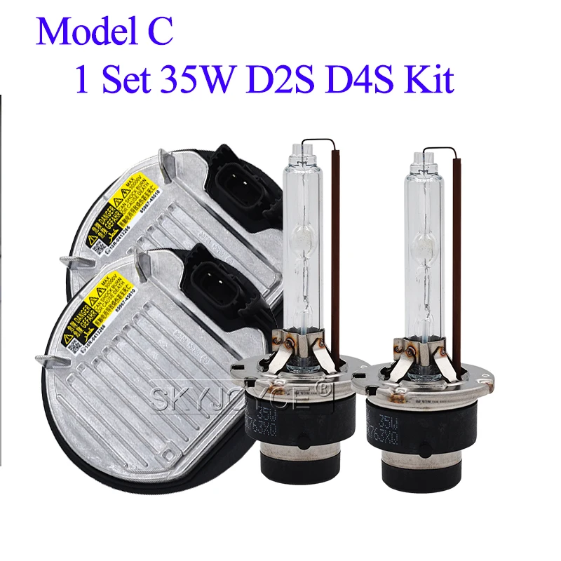 SKYJOYCE оригинальный комплект автомобильных фар 35 Вт D2S D4S Xenon HID Kit 5500 к лампы 85967 45010 D2R