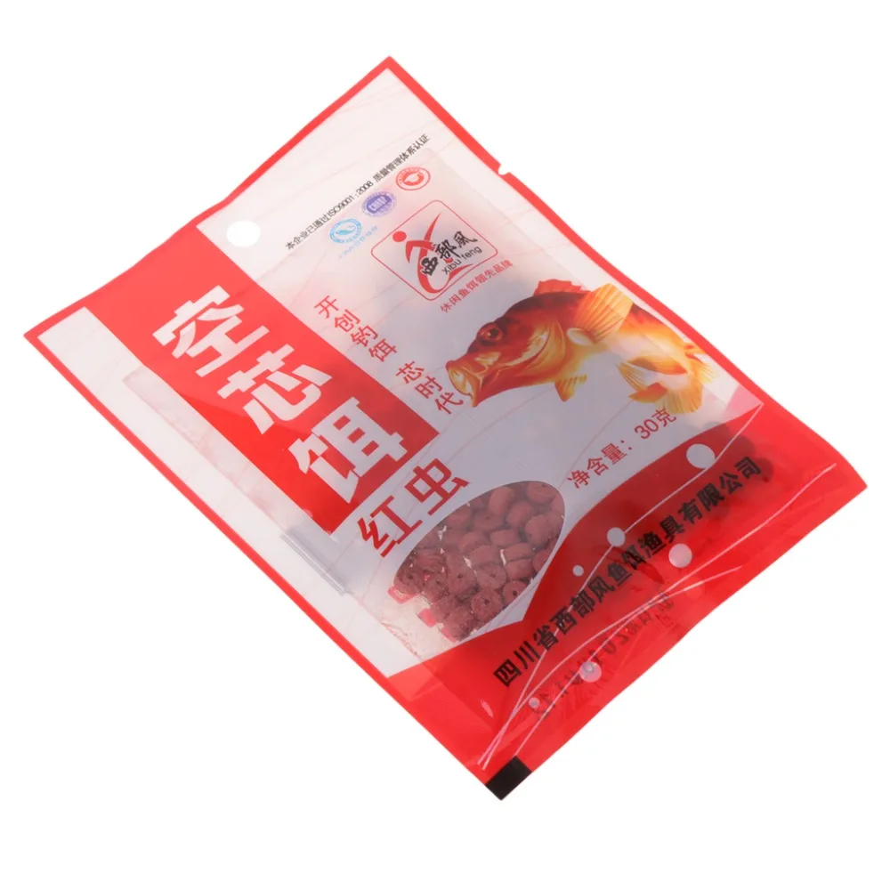 1 сумка искусственная наживка для рыбалки приманки полые красный червь запах