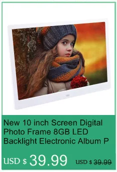 10 дюймов TFT экран светодиодный с подсветкой HD Цифровая фоторамка электронный альбом Полная Функция Фото Музыка Видео хороший подарок