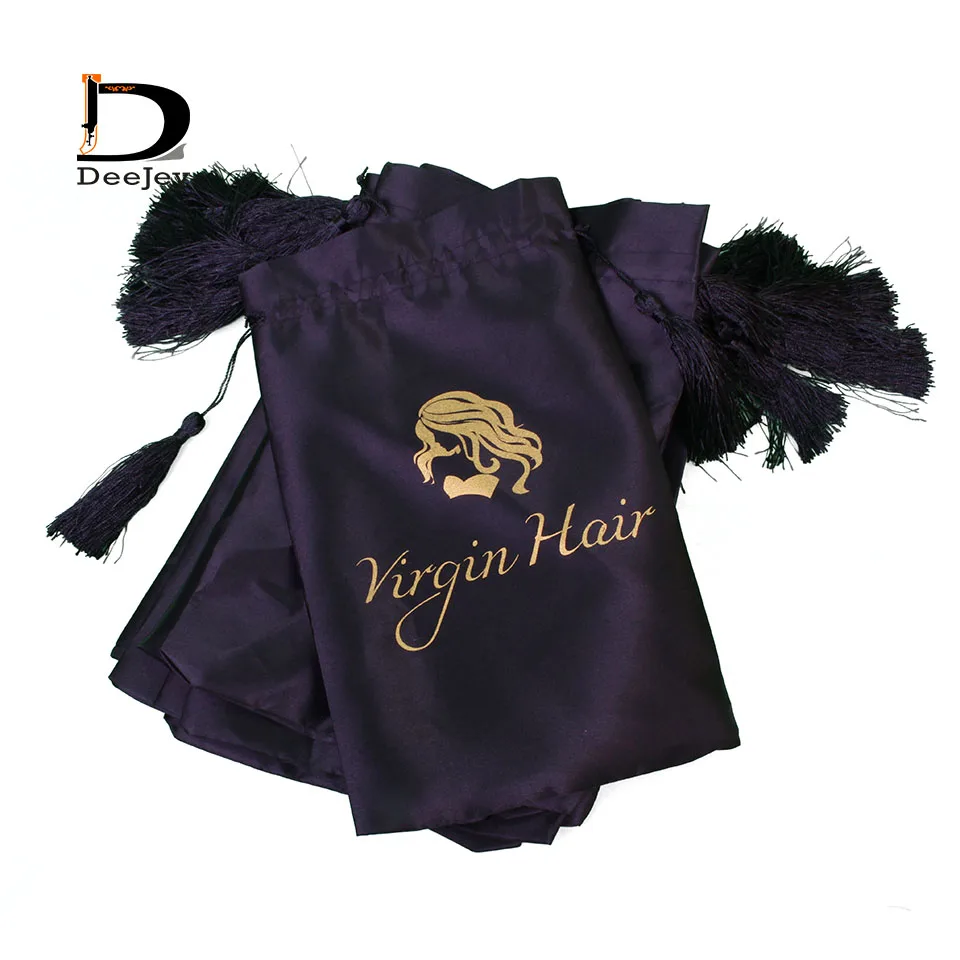 

NEW Stock hair packaging satin silk bags 18x30cm white hot pink black bags for packing hair or other gifts crafts 10pcs lot