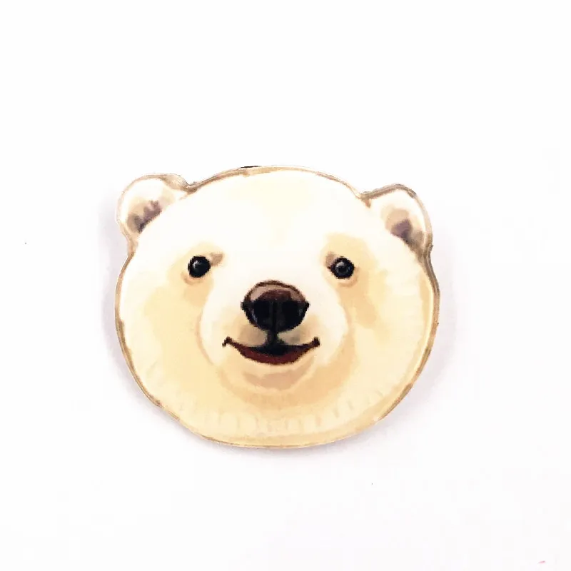 1Pcs Animal Dog Panda Cartoon Pins and Brooches for Women Men Lapel Pin Backpack Bags Badges Kids Gifts Custom Button Badges - Цвет: Антикварный цинк