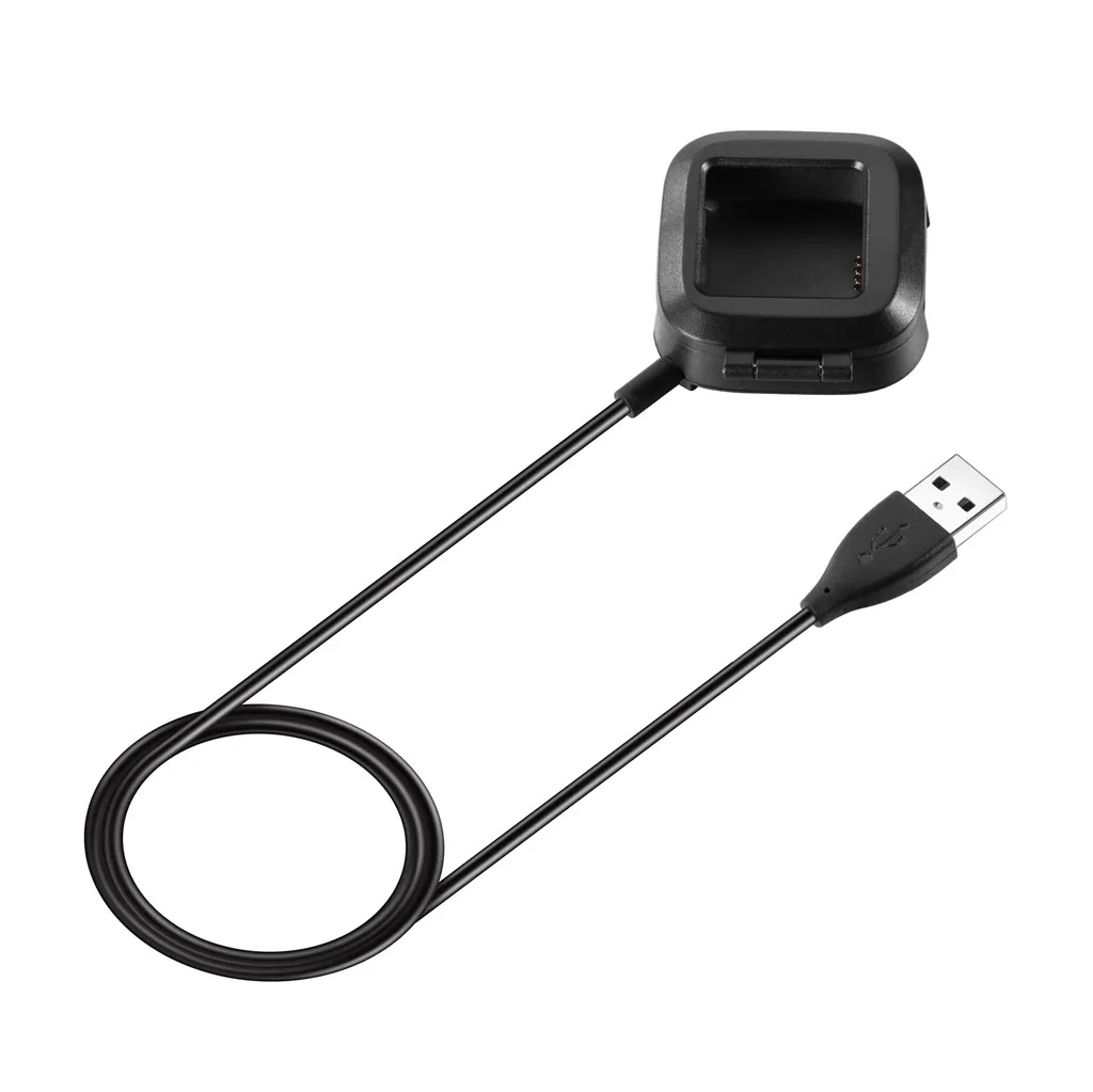Universal Charging Dock Charger Case Cradle Station 1M USB Cable for Fitbit Versa Lite Edition Smart Watch Wristwatch | Электроника