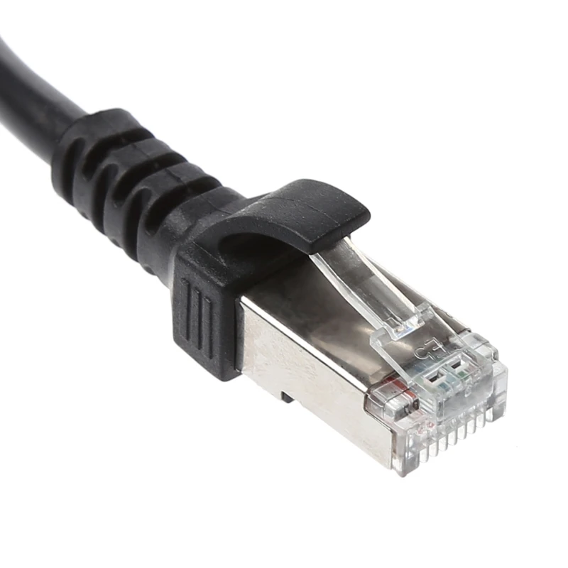 1 компл. Сетевой разветвитель LAN Ethernet RJ45 штекер на 3 гнезда соединитель Адаптер