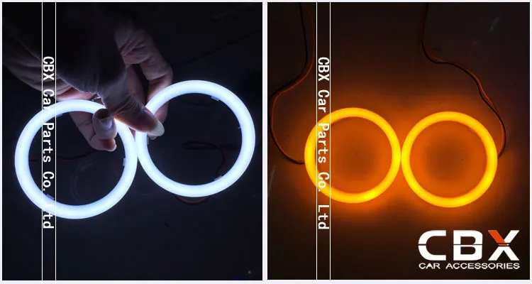 Полное светодиодное кольцо Angel eye Halo 2 5/3 0 дюйма СИД DRL для HID Прожектора объектива