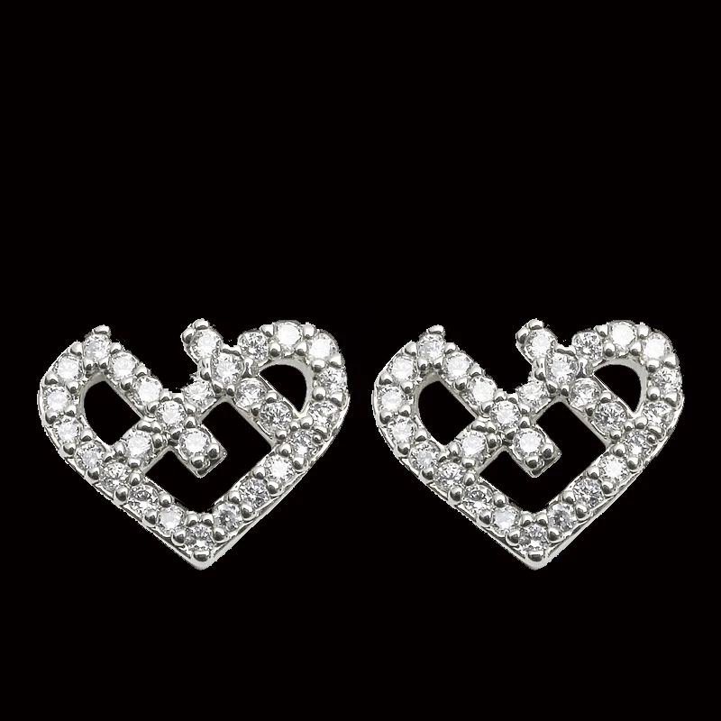 Женские сережки-гвоздики Mziking из циркония и стерлингового серебра s925 пробы