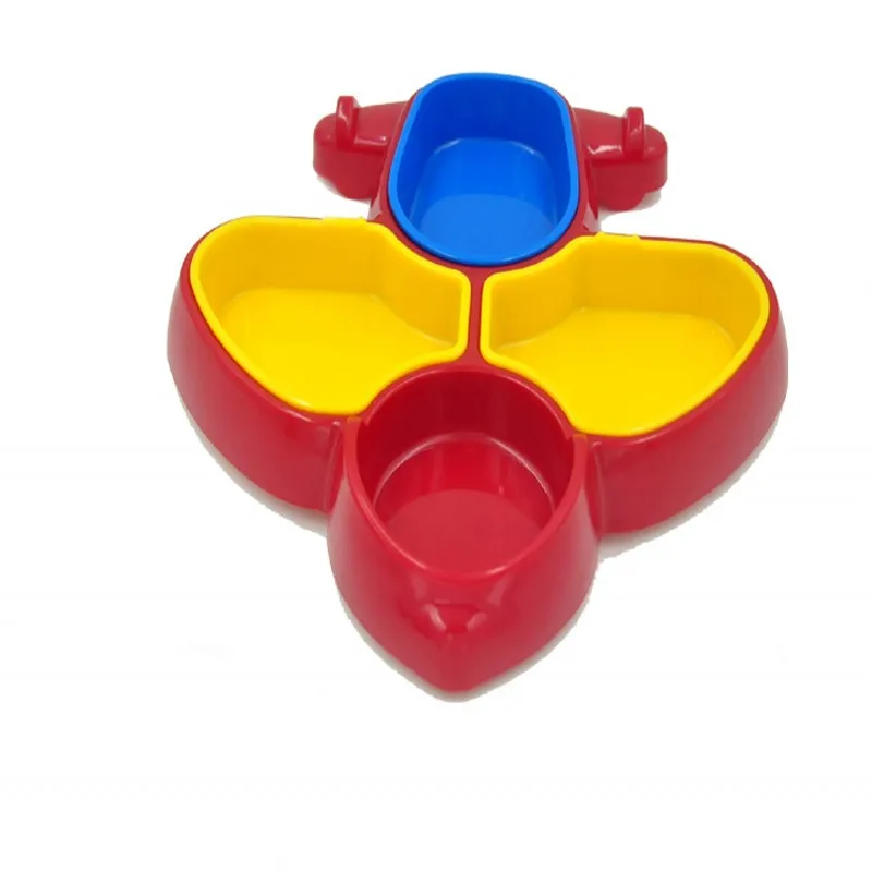 Детская посуда с мультипликационным самолетом несколько отдельных тарелок для