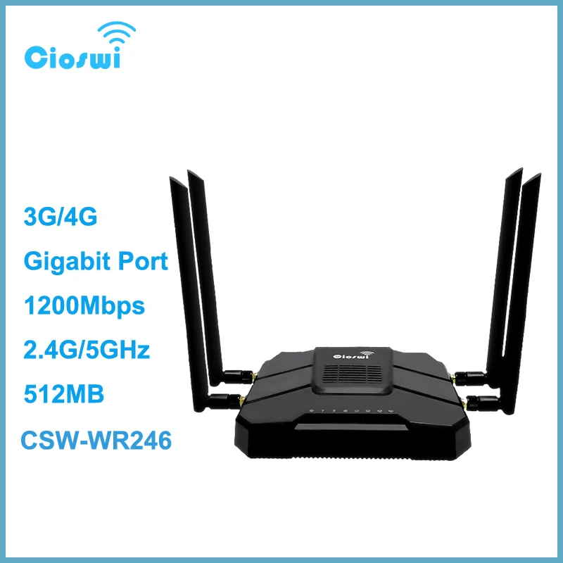ZBTLink WE1326KC 4G 3G Wi-Fi гигабитный маршрутизатор 11AC двухдиапазонный 2 4/5 ГГц английская